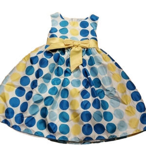 Rare Editions Girls Polka Dot Dress Size 4